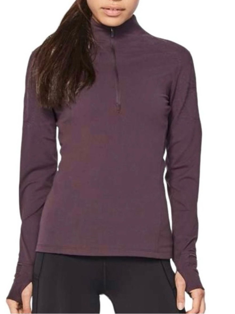 Lululemon Toasty Tech 1/2 Zip Cherry Size 2